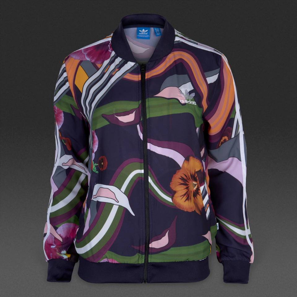 Adidas Originals Floral Burst Superstar Track Top Print for Women